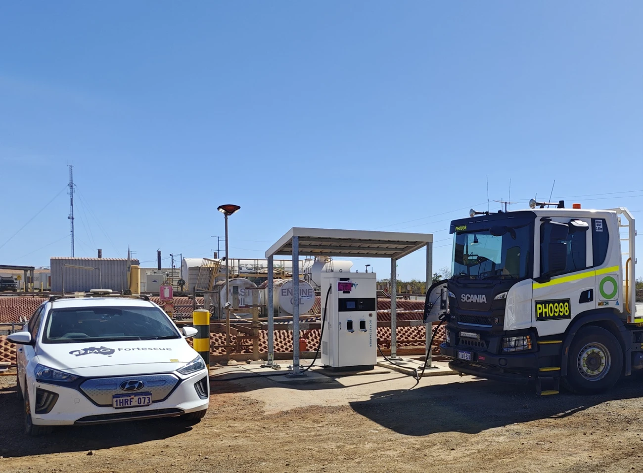 TELD brochure reference: Australian iron mine truck charging station, Australia