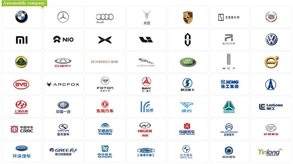 Original automotive & commercial vehicles brand logo panel from TELD’s brochure