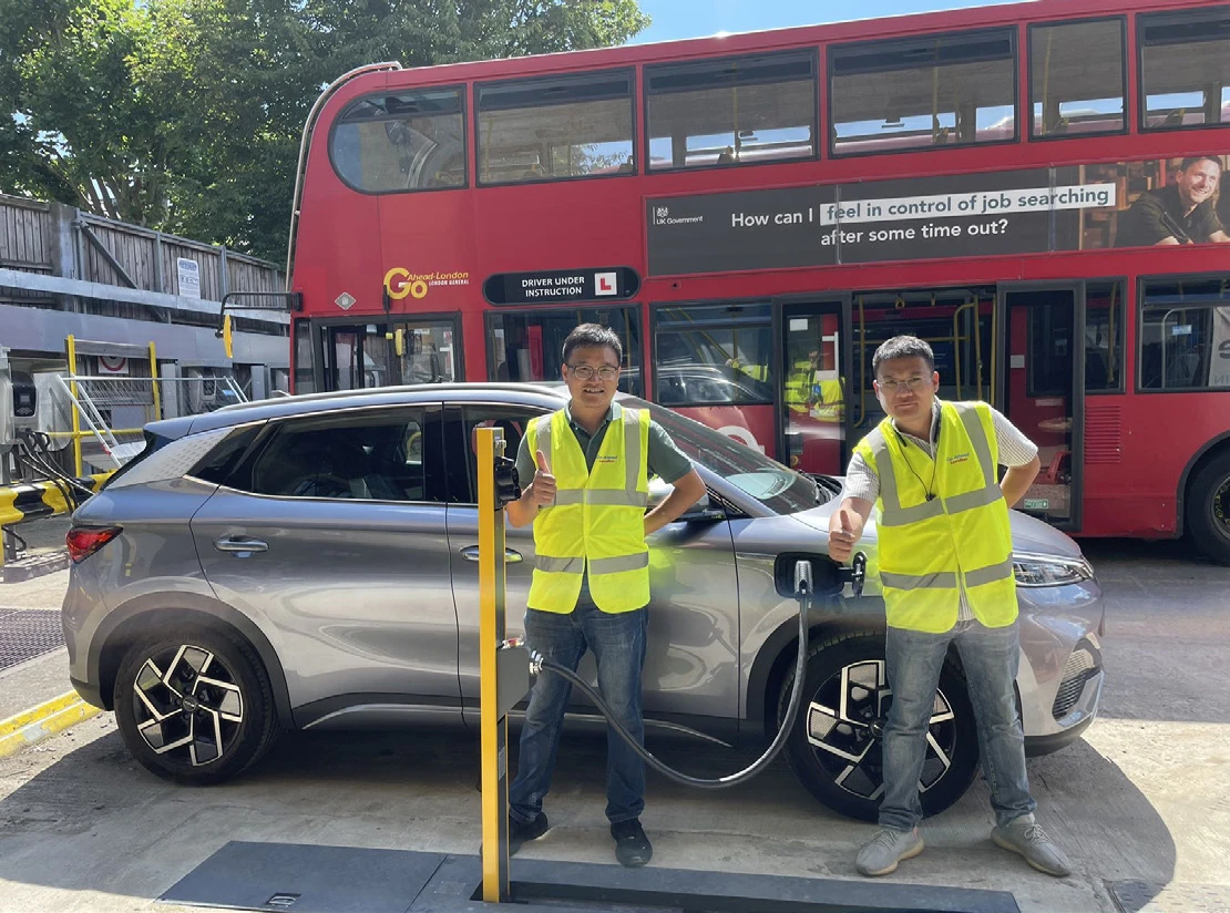 TELD brochure reference: London bus charging test station, United Kingdom