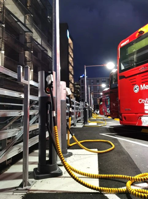 TELD brochure reference: CRRC bus charging station, New Zealand